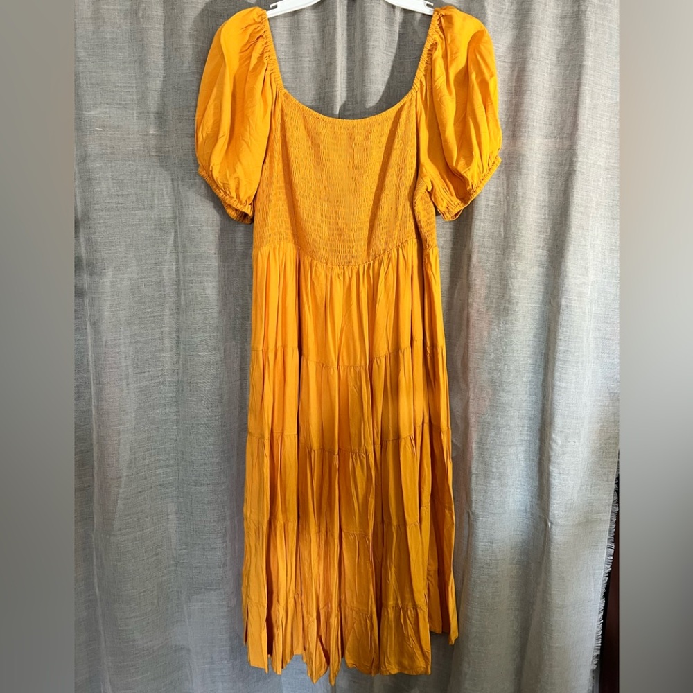 Yellow summer dress